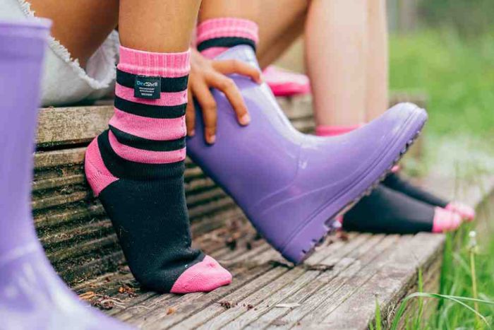 Шкарпетки водонепроникні дитячі Dexshell Children soсks pink, р-р M, рожеві