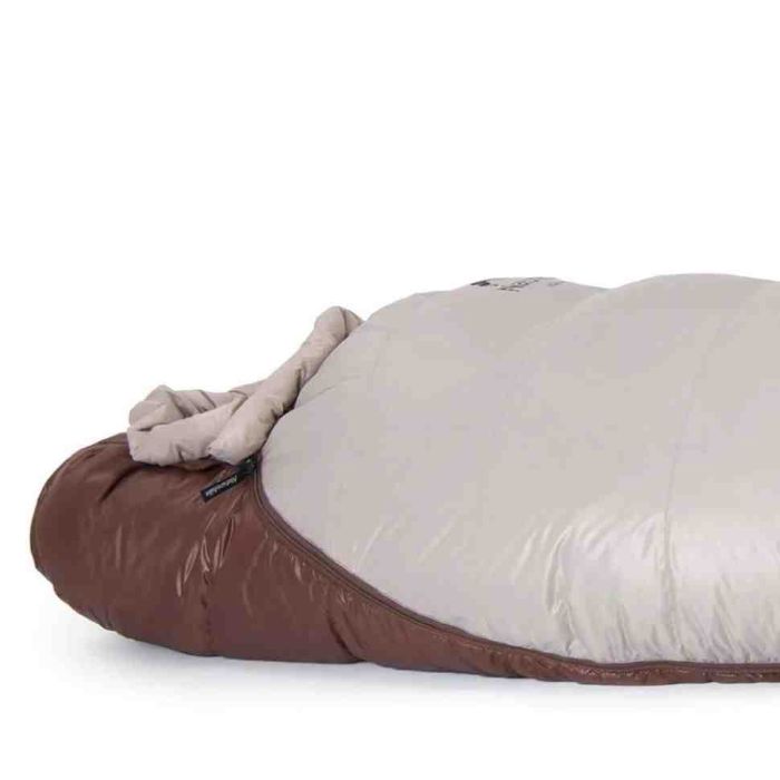 Спальник з натуральним пухом Naturehike Snowbird NH20YD001, p-р M, коричневий 2°C