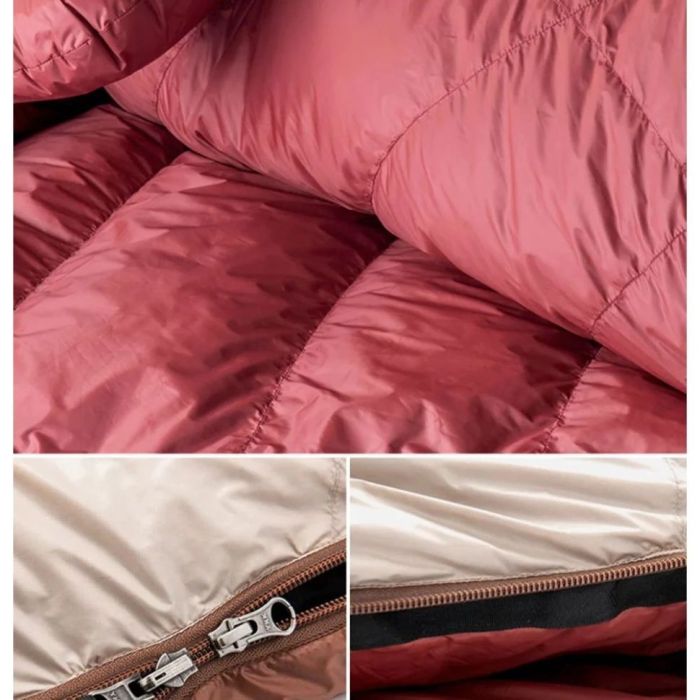 Спальник з натуральним пухом Naturehike Snowbird NH20YD001, p-р M, коричневий 2°C