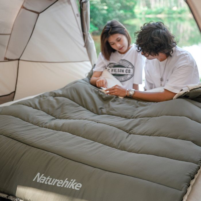Спальний мішок Naturehike LD150 CNK2300SD016, темно-зелений +12°C