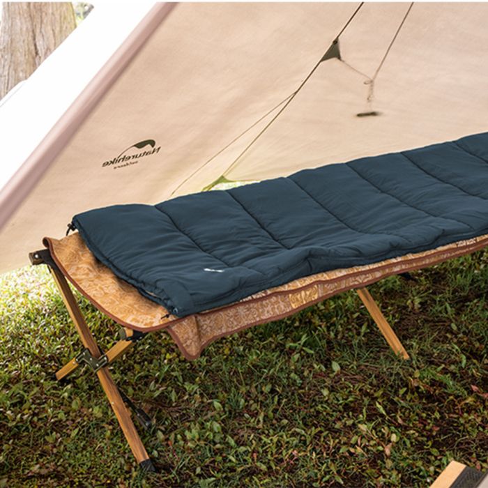 Спальний мішок Naturehike F150 NH22MSD05, правий, темно-блакитний +13°C