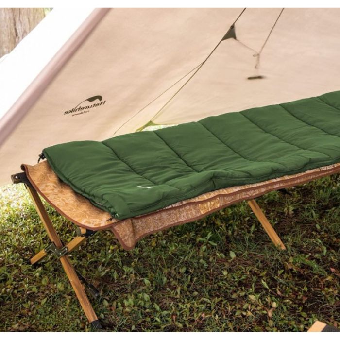 Спальний мішок Naturehike F150 NH22MSD05, лівий, зелений +13°C