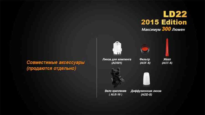 Ліхтар ручний Fenix LD22 G2 2015