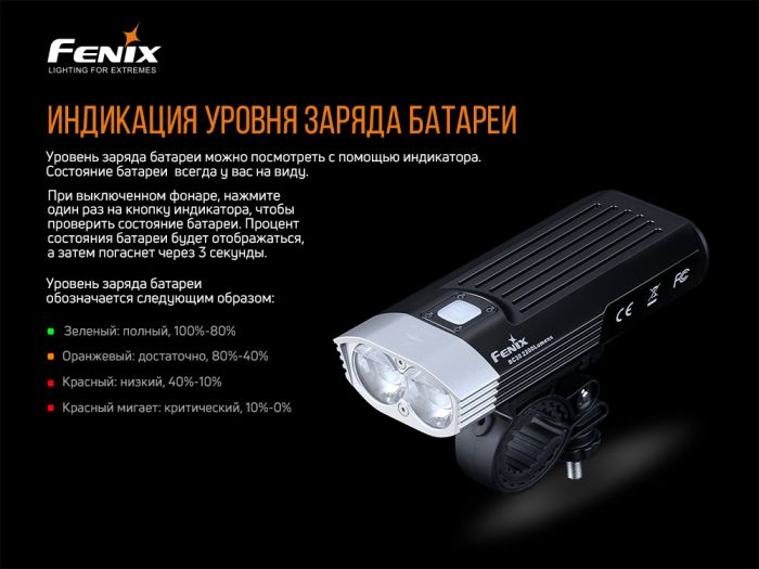 Велофара Fenix BC30 V2.0
