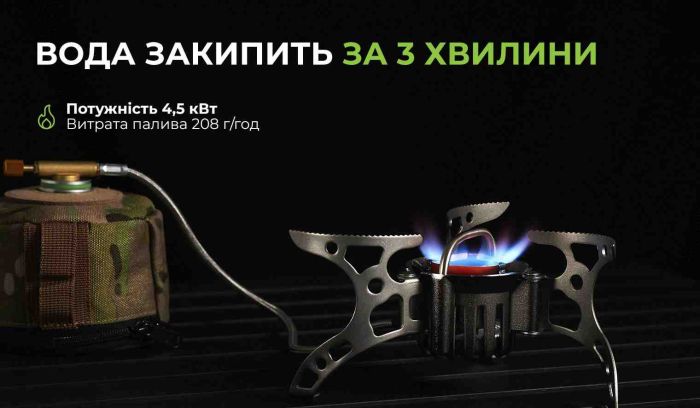 Мультипаливний пальник BRS-8B