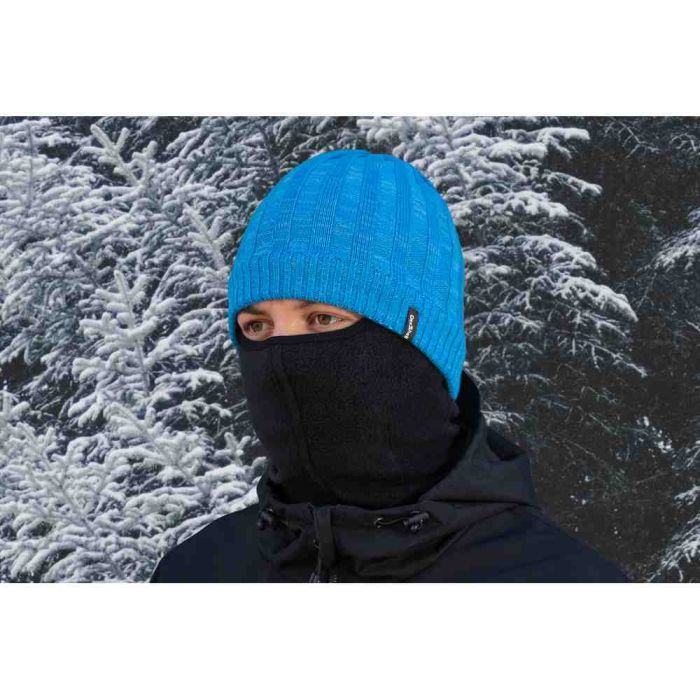 Водонепроникна шапка Dexshell Heathered Rib Knit Beanie, onesize (56-58 см), блакитний