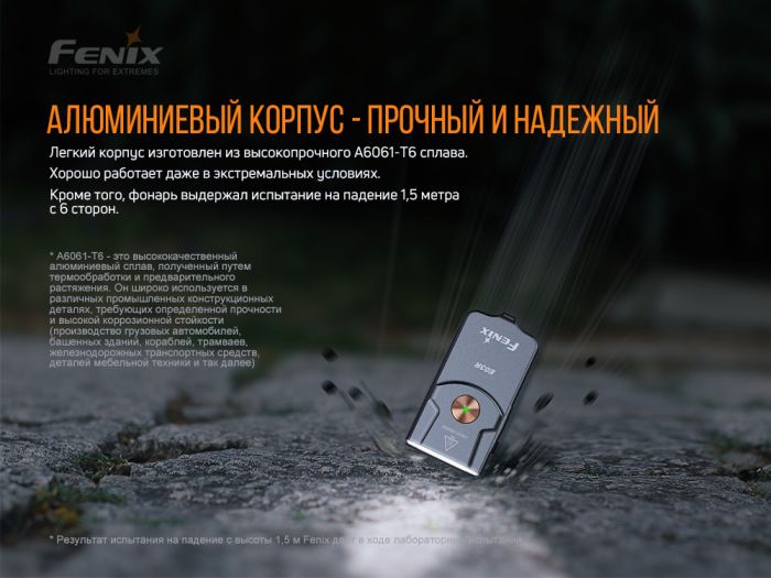 Ліхтар наключний Fenix E03R
