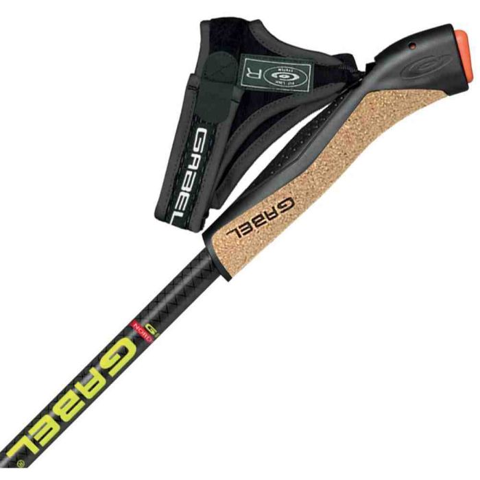 Палиці для скандинавської ходьби Gabel FX-75 Snake Carbon 105 Dual Spike 