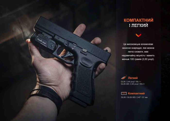 Ліхтар до пістолета Fenix GL06