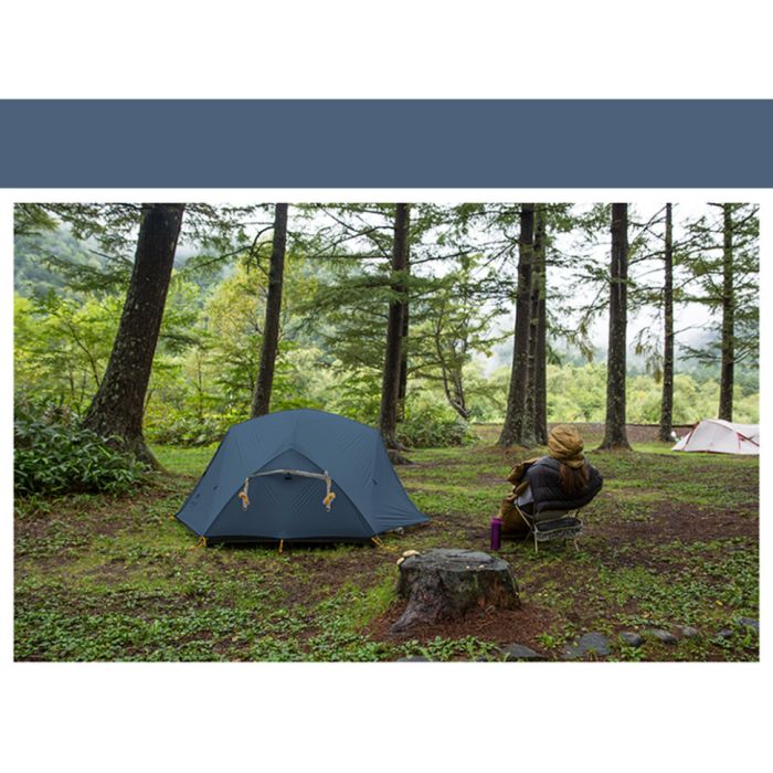 Намет двомісний ультралегкий Naturehike Mongar UL NH19M002-J, синій