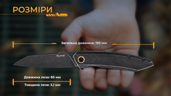 Ніж складаний Ruike P831S-SB