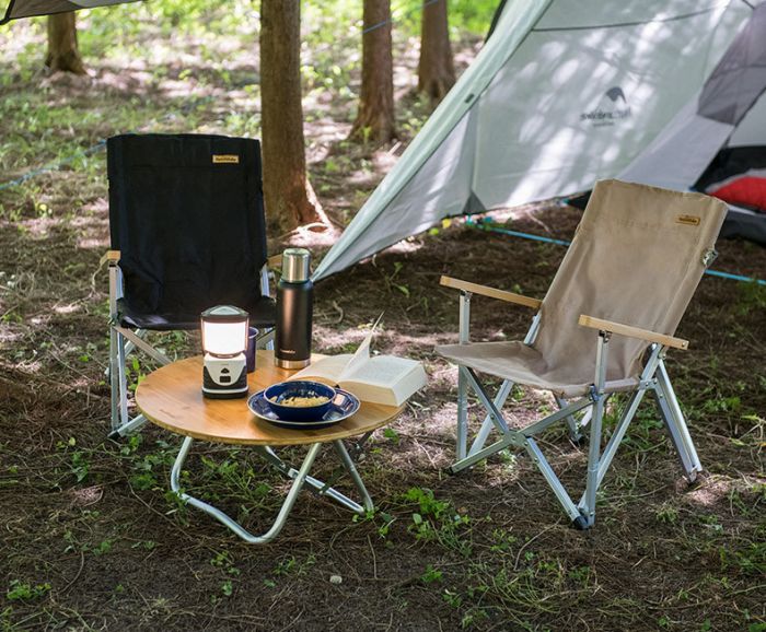 Крісло складане Naturehike Shangye NH19JJ004, алюміній, бежевий