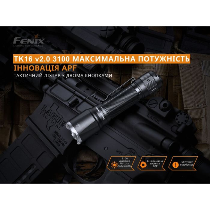 Ліхтар ручний Fenix TK16 V2.0, зелений