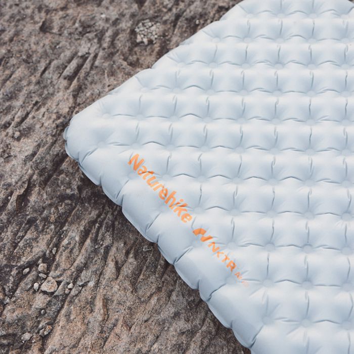 Матрац надувний одномісний UL Naturehike CNK2450WS012, 196*64, сірий