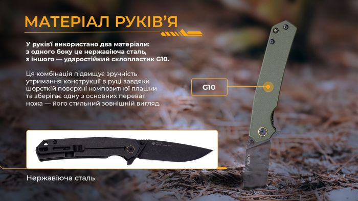 Ніж складаний Ruike P801-G