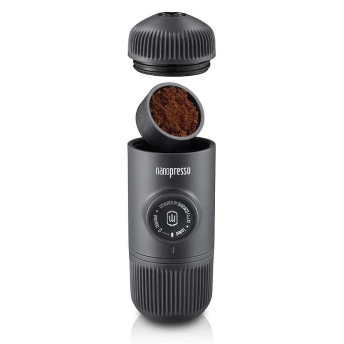 Портативна еспресо-кавоварка Wacaco Nanopresso+ з адаптером для капсули