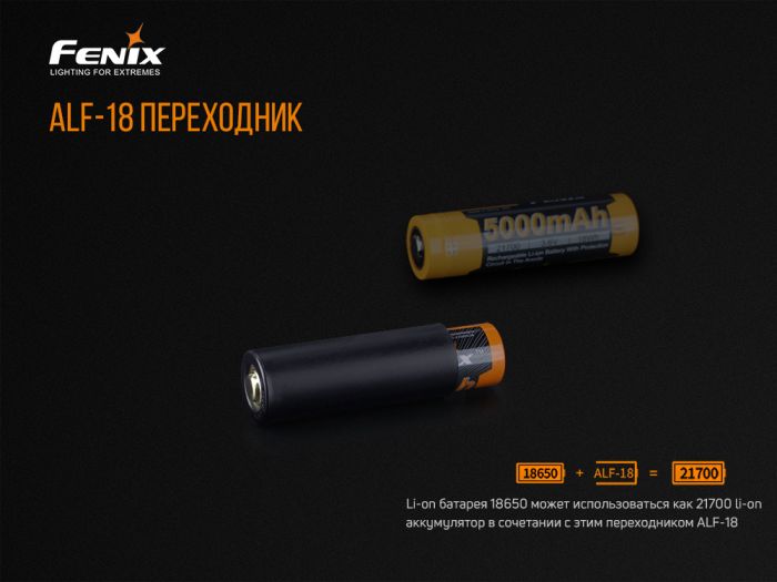 Перехідник для акумулятора Fenix ALF-18