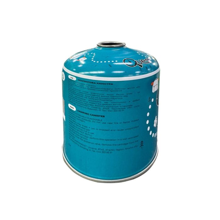 Газовий балон бутановий Quest, 450гр