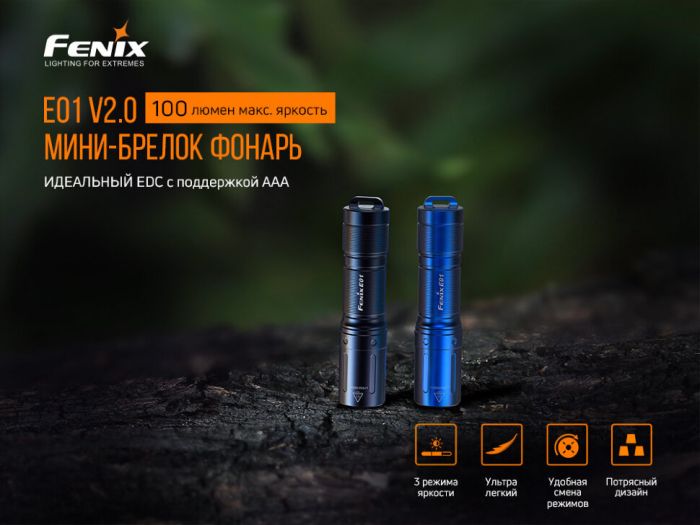 Ліхтар ручний Fenix PD36R+ліхтар ручний Fenix E01 V2.0 у подарунок