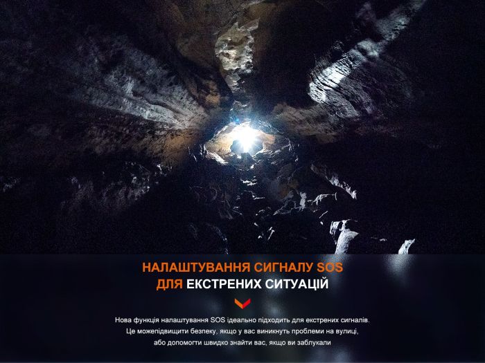 Ліхтар ручний Fenix PD40R V3.0, 3000 lm
