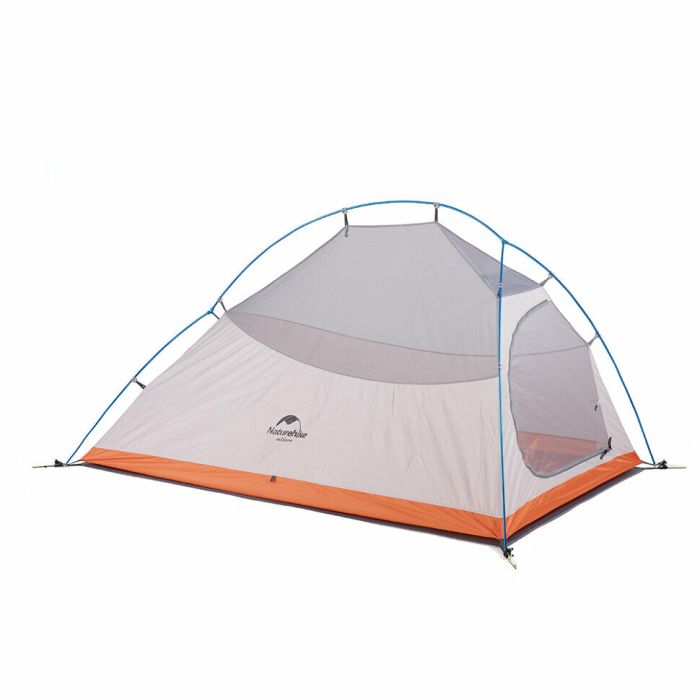 Намет надлегкий двомісний  з футпринтом Naturehike Cloud Up 2 Updated NH17T001-T, 210T, помаранчевий