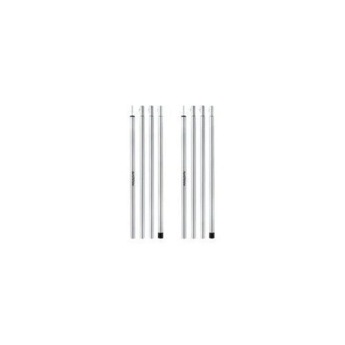 Стійки для тенту сталеві оцинковані Naturehike Steel poles Updated NH19PJ042, 25мм*2.4м, сірі (2 шт)