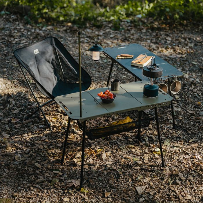Складаний стіл Naturehike CNK2450JJ025, 80х40 см, алюміній, чорний