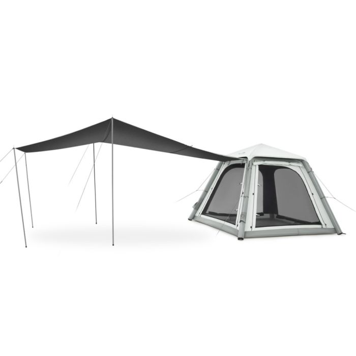 Намет чотиримісний автоматичний надувний із тентом Naturehike Ango CNK2550WS017, сірий