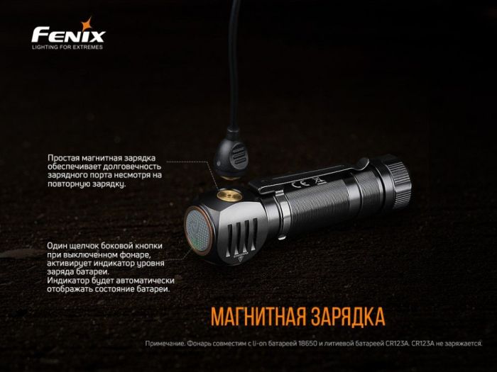 Ліхтар налобний Fenix HM61R + Складний ніж Ruike S22 Чорний