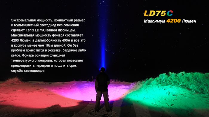 Ліхтар ручний Fenix LD75C