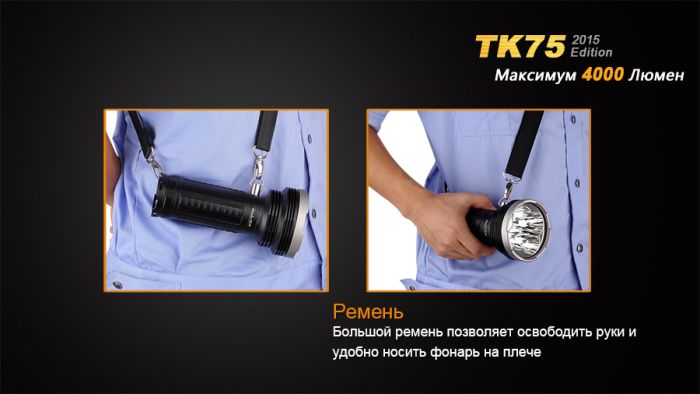 Ліхтар ручний Fenix TK75 U2 2015