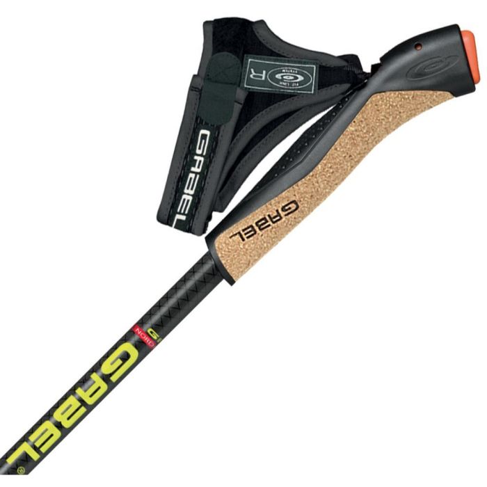 Палиці для скандинавської ходьби Gabel FX-75 Snake Carbon 105 Dual Spike 