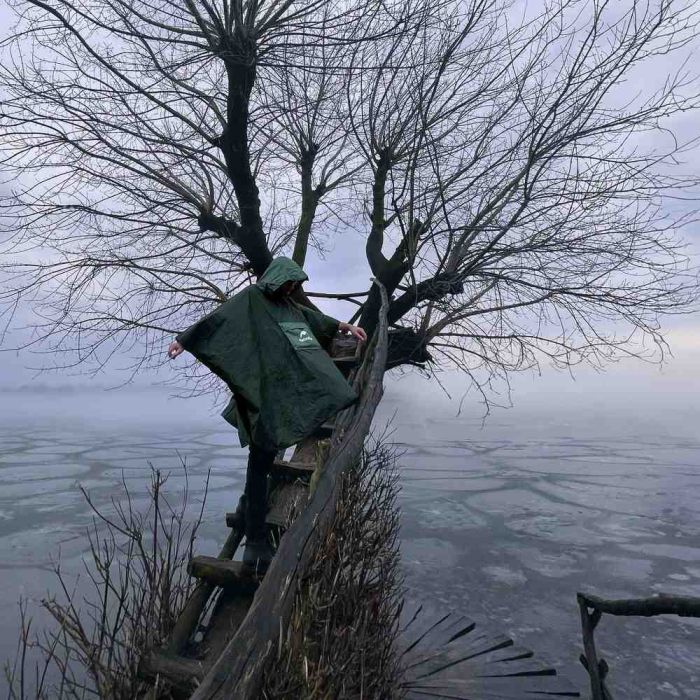 Плащ-дощовик Naturehike CNH23RG001, темно-зелений