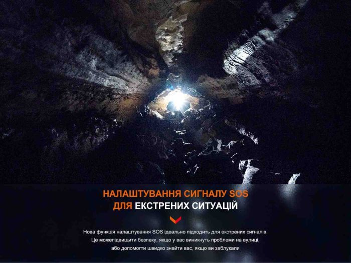 Ліхтар ручний Fenix PD40R V3.0, 3000 lm