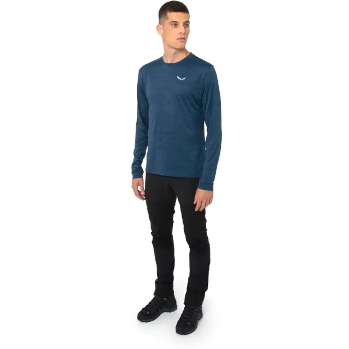 Футболка Salewa Puez Melange Dry L/S