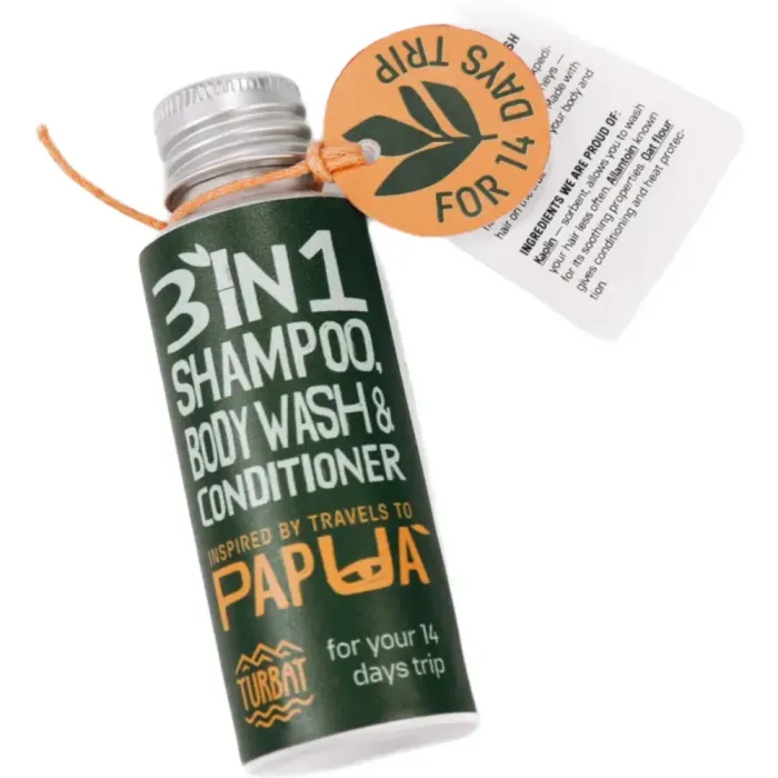 Сухий шампунь-мило-кондиціонер Turbat Papua