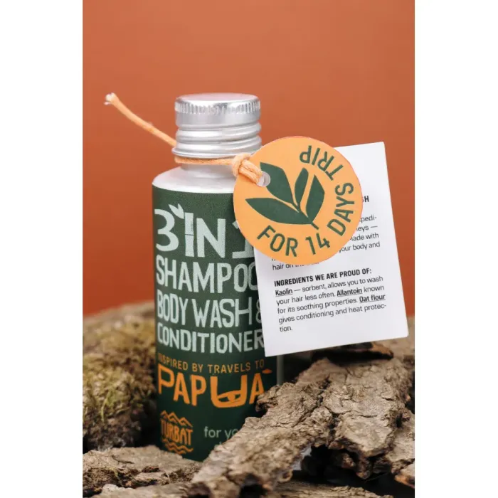 Сухий шампунь-мило-кондиціонер Turbat Papua