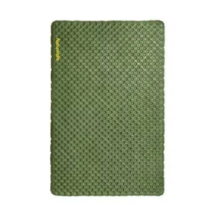 Матрац надувний надлегкий двомісний Naturehike CNK2450WS014, із мішком для надування, прямокутний зелений